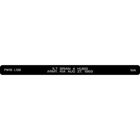 1LT Brian A Hubis Memorial Bracelet