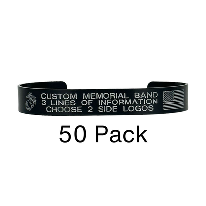 Custom Honor Bracelet 3 Line - (50 PK)