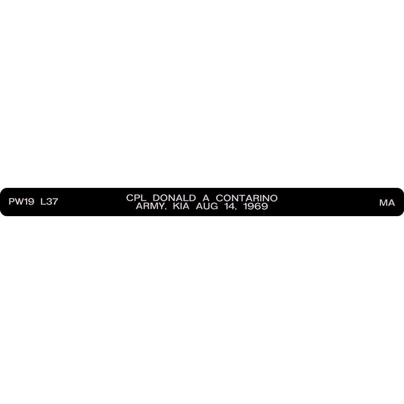 CPL Donald A Contarino Honor Bracelet