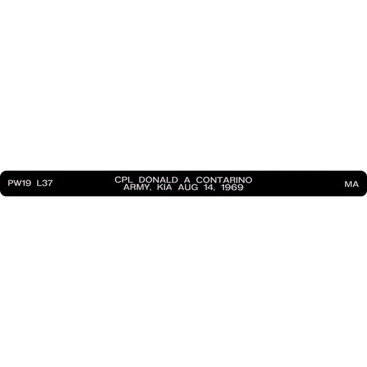 CPL Donald A Contarino Honor Bracelet