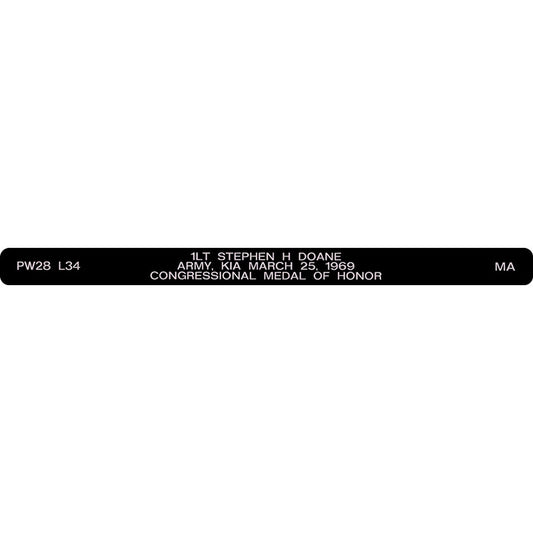 1LT Stephen H Doane Honor Bracelet