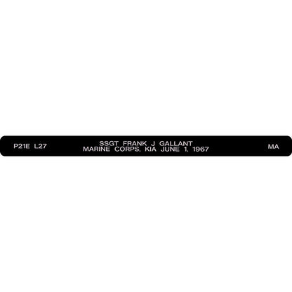 SSGT Frank J Gallant Honor Bracelet