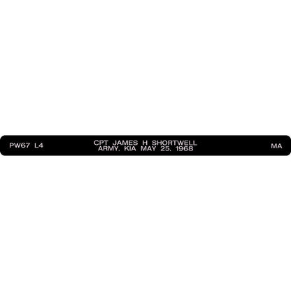 CPT James H Shortwell Honor Bracelet