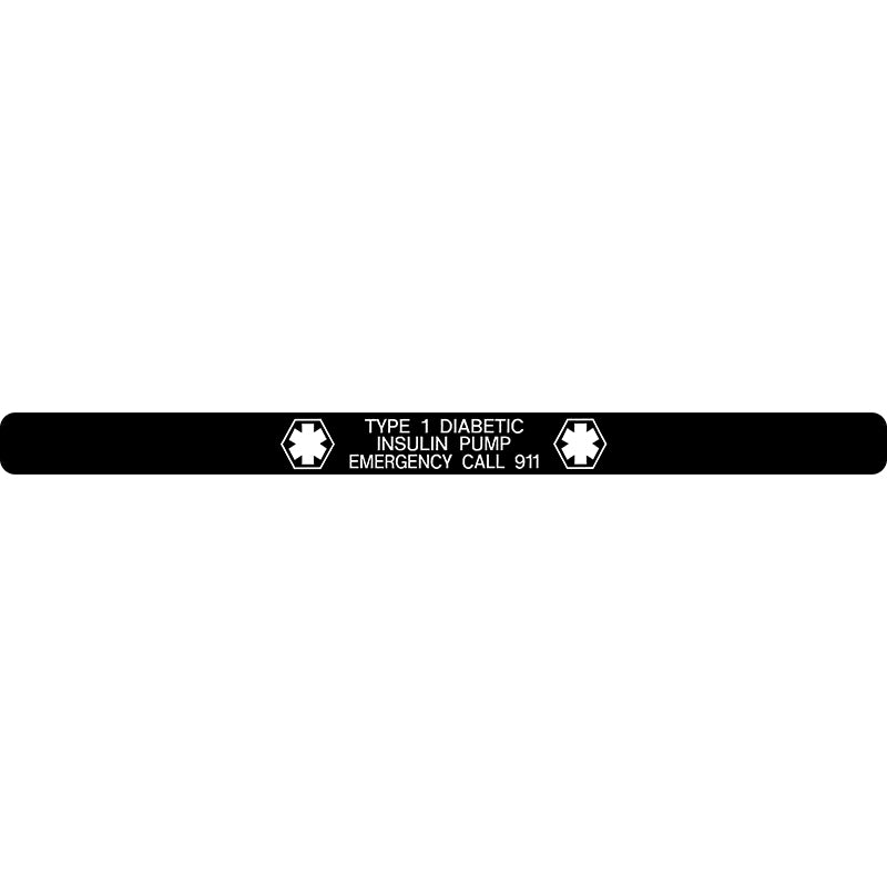 Type 1 Diabetic Medical Data Bracelet