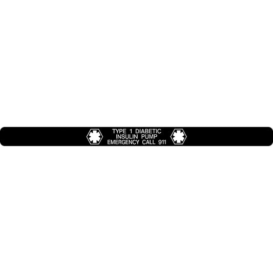 Type 1 Diabetic Medical Data Bracelet