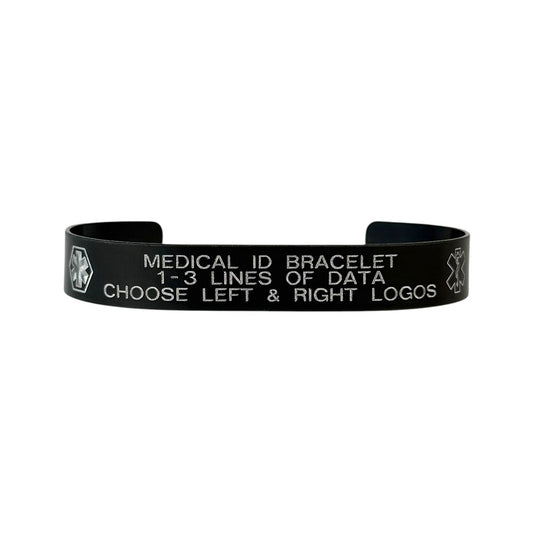 Custom Medical ID Bracelet | Emergency Contact & Health Information Bracelet