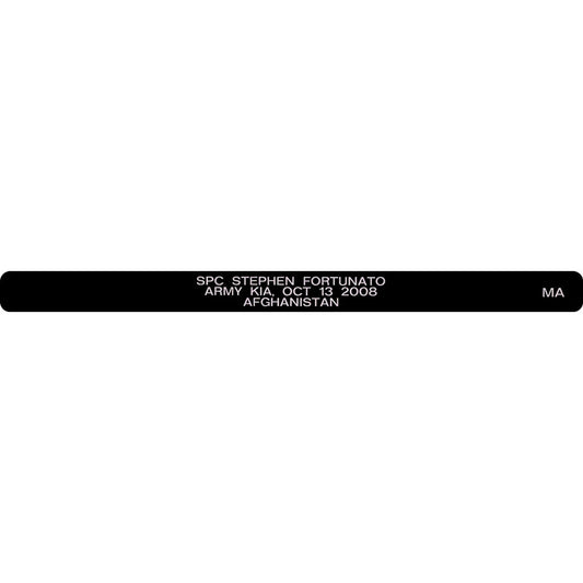 Memorial Bracelet for SPC Stephen Fortunato